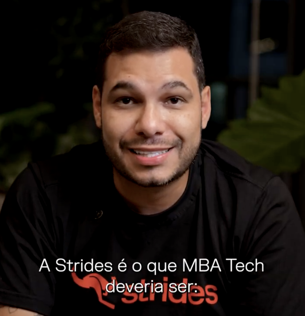 Capa do vídeo da Strides